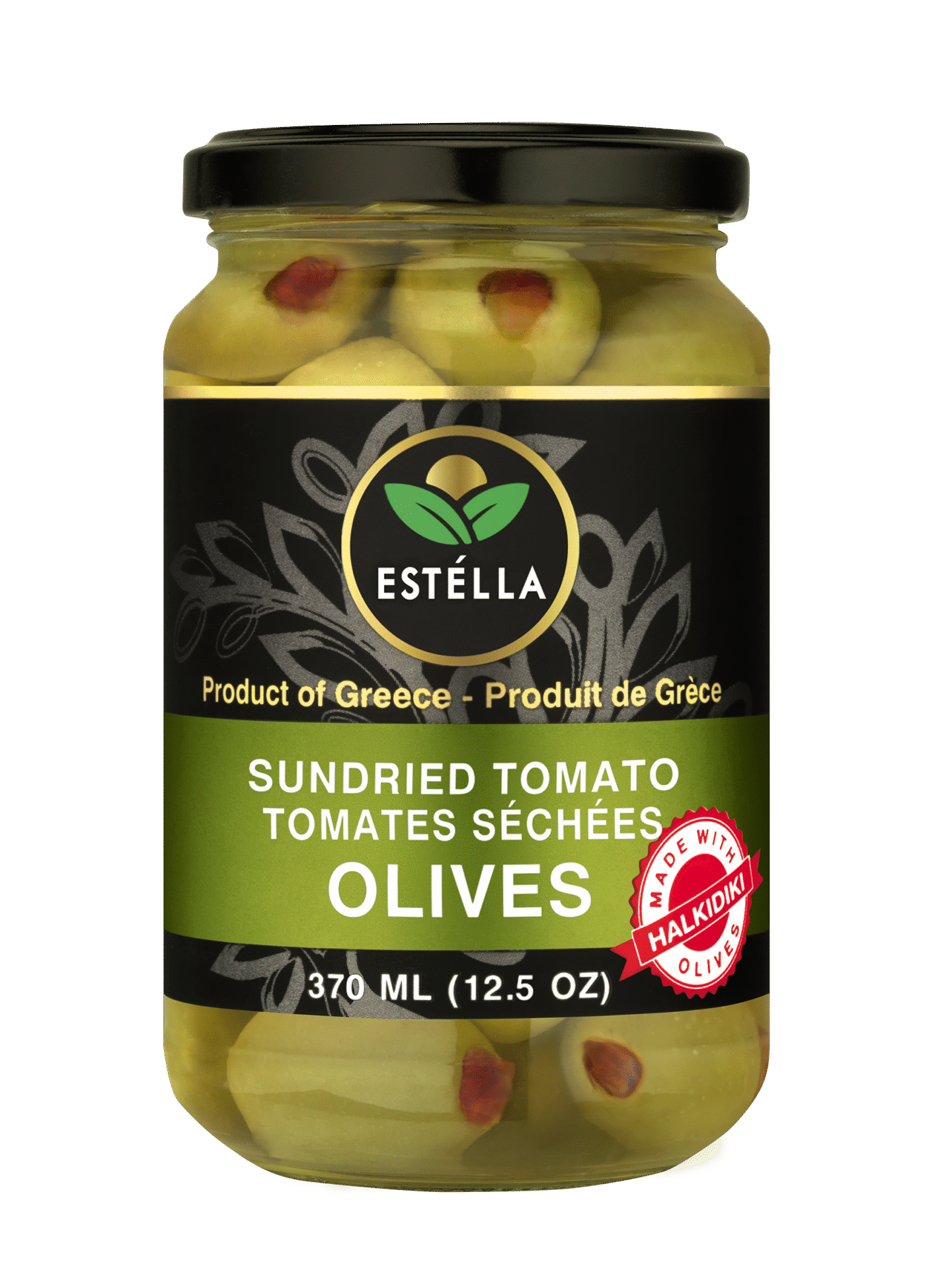 Halkidiki Stuffed with Sundried Tomato_370ML Jar